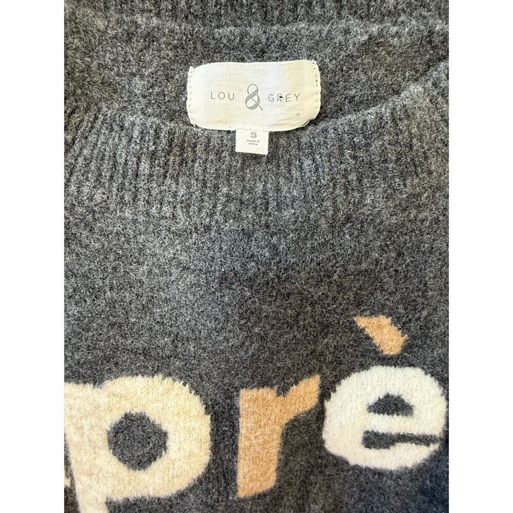 Loft / Lou & Grey Women's Ski Express Gray Cozy Sweater Size Small - Picture 5 of 6